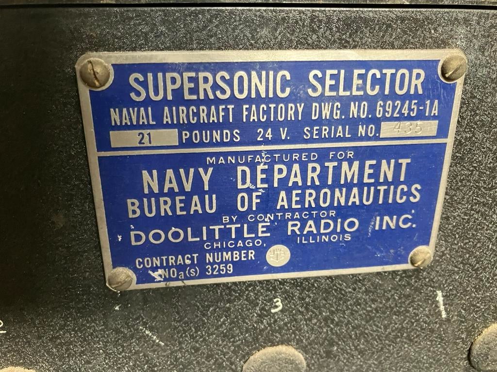 Sélecteur radio Supersonic Navy, Enlèvement, Armée de l'air, Autres types