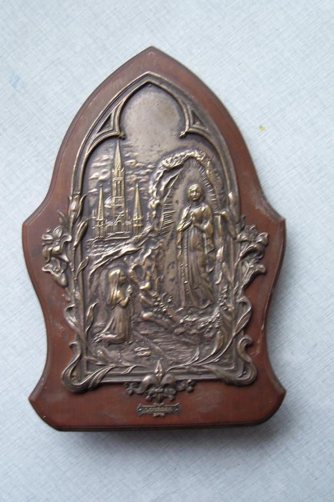 décoration ancienne de Lourdes avec boîte à musique, Enlèvement ou Envoi