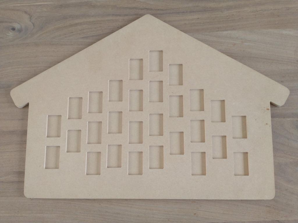 Hout - Bord Met Foto's - Ons Klasje - BAERT, Ophalen, Gebruikt