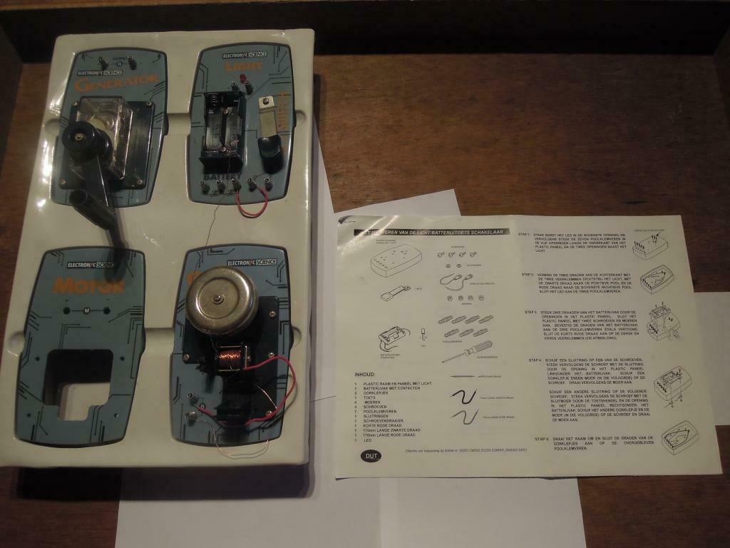 elektronische bouwdoos met handleiding speelgoed, Ophalen of Verzenden, Gebruikt, Elektronica