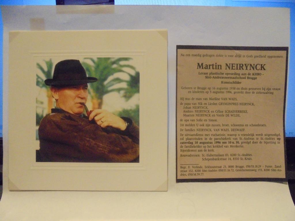 dp Martin Neirynck, Enlèvement ou Envoi, Image pieuse