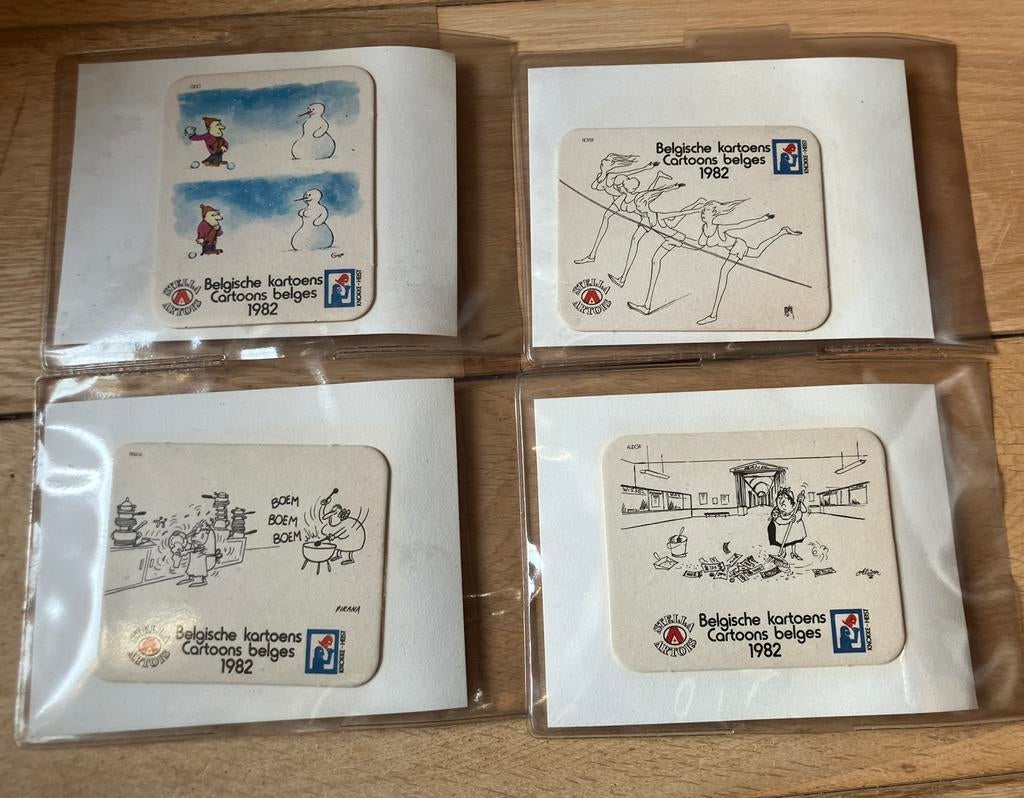 Lot de 34 (trente-quatre) sous-bocks Stella Artois - 1982, Enlèvement ou Envoi, Comme neuf, Sous-bock, Stella Artois