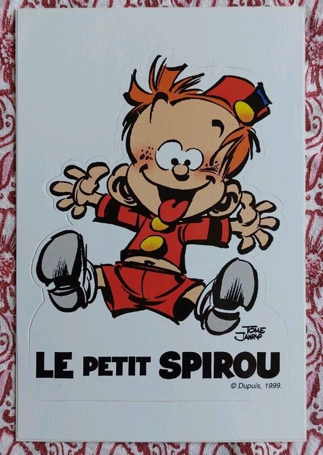 Sticker Little Spirou, Verzamelen, Ophalen of Verzenden, Zo goed als nieuw, Strip of Tekenfilm