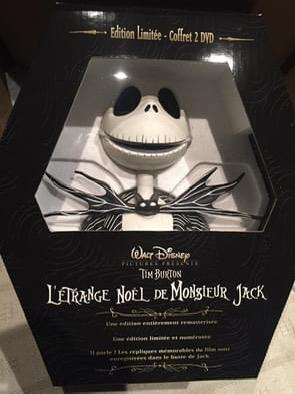 DVD et buste "L'Etrange Noël de Mr. Jack", Enlèvement, Comme neuf, Film