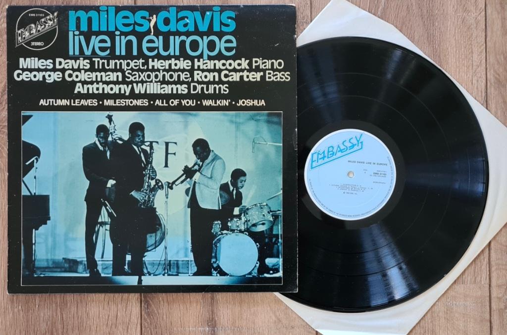MILES DAVIS - Live in Europe (LP), Enlèvement ou Envoi, 1960 à 1980, 12 pouces, Jazz