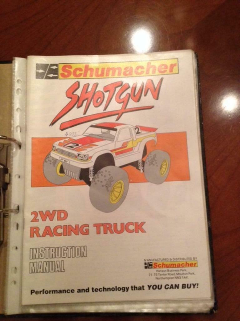 Schumacher SHOTGUN Vintage Handleiding, instructieboekje, Hobby en Vrije tijd, Ophalen, Gebruikt