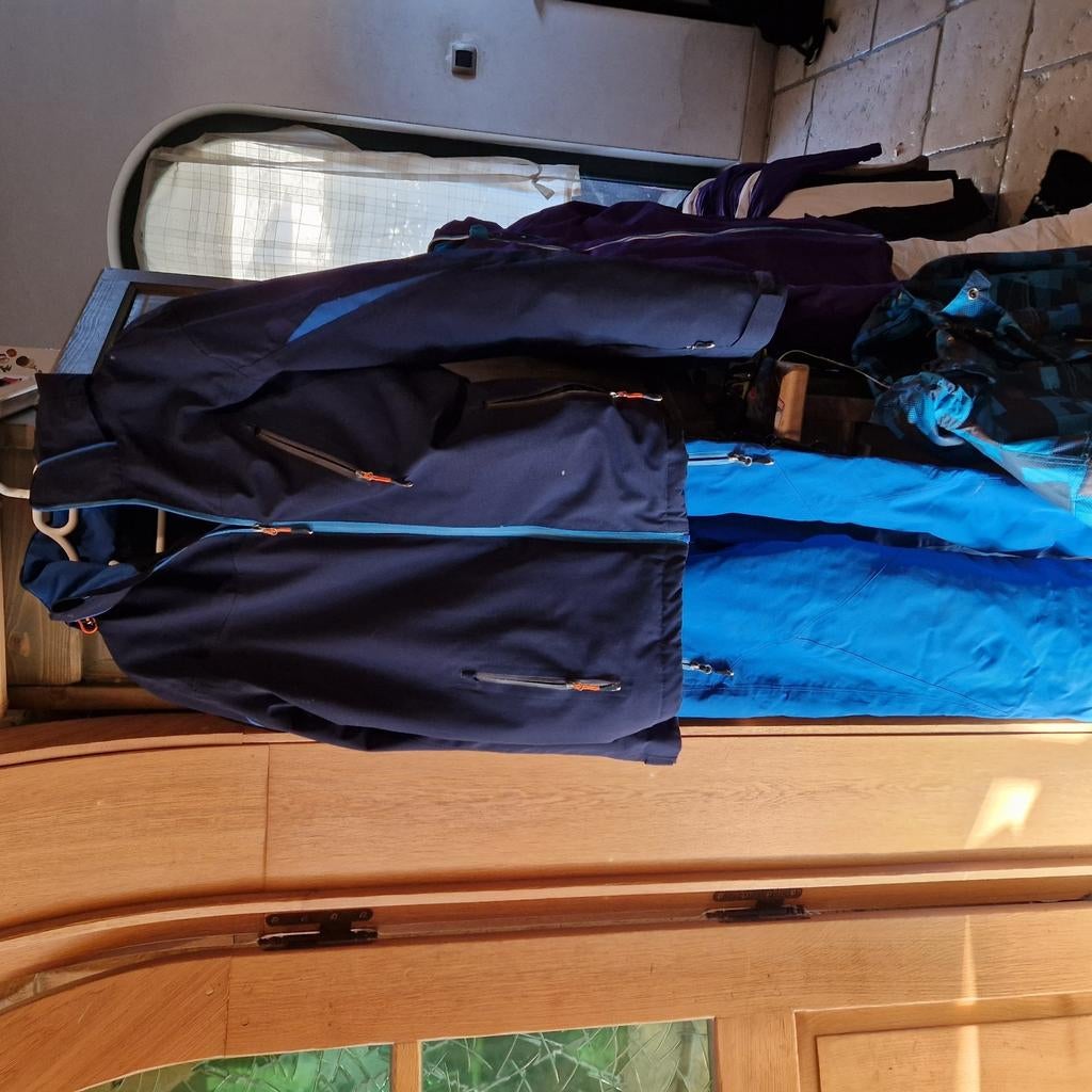 Ski jas en broek, Sport en Fitness, Skiën en Langlaufen, Ophalen, Zo goed als nieuw, Ski