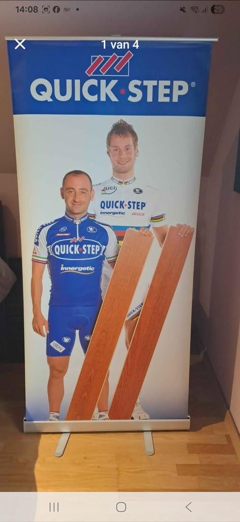 uitschuifbaar scherm Boonen & Bettini quick step, Vélos & Vélomoteurs, Enlèvement