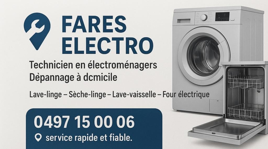 Technicien électroménager, Elektronische apparatuur, Onderdelen en Toebehoren, Zo goed als nieuw, Ophalen of Verzenden