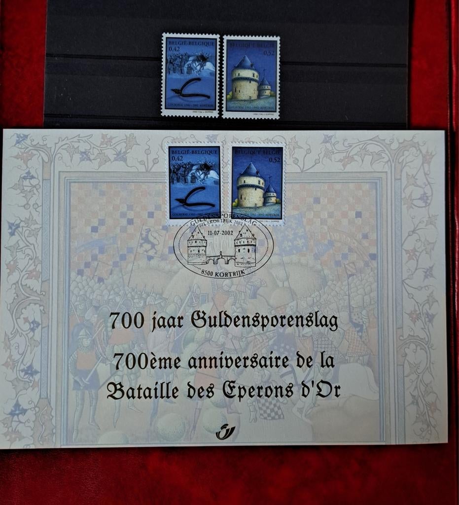 België OBP 3088-3089 + HK 2002, Postzegels en Munten, Ophalen of Verzenden, Postfris