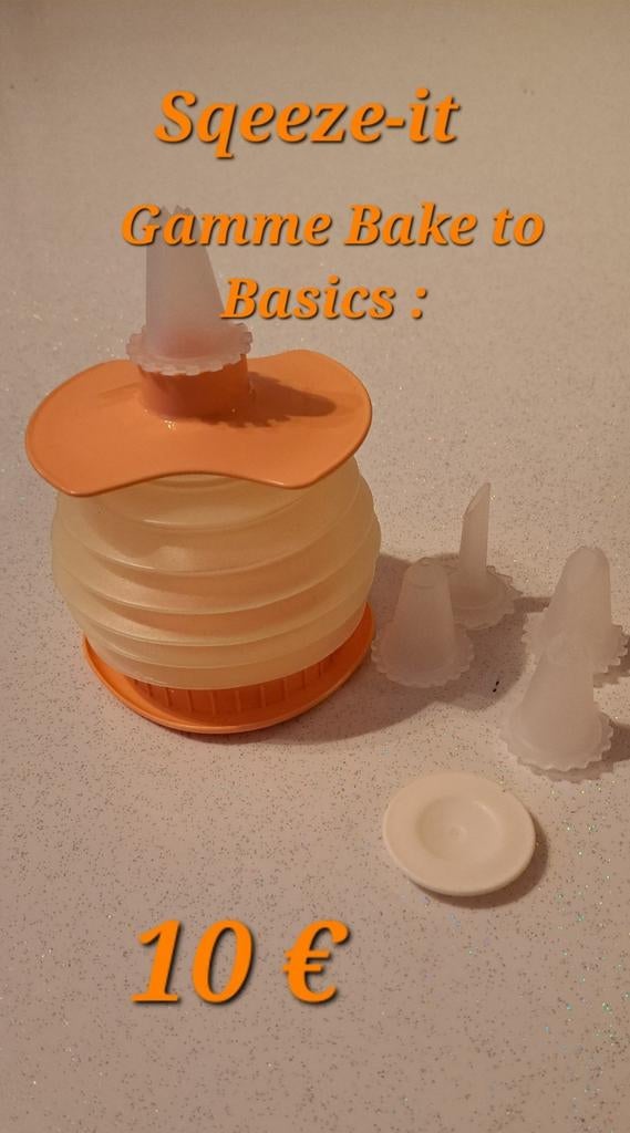 Gamme Bake to Basics ! Sqeeze-it, Envoi, Neuf