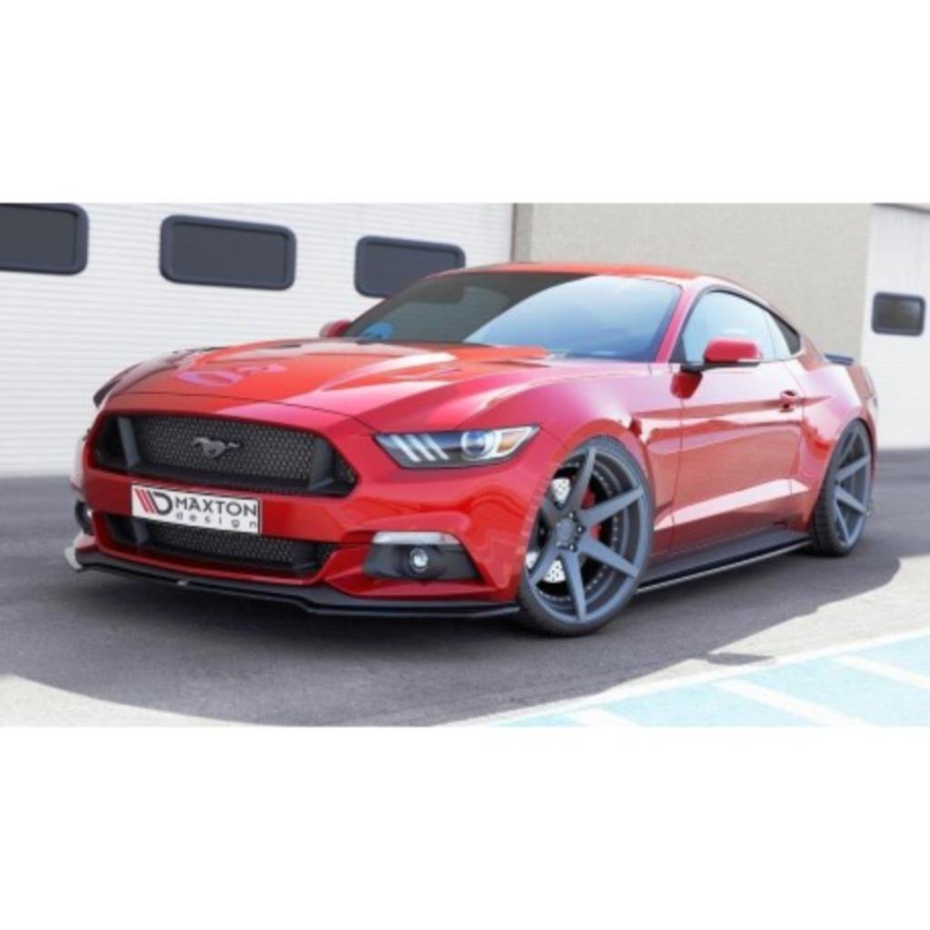 LAME DE PARE-CHOCS AVANT V.1 FORD MUSTANG MK6 -MAXTON - NOIR, Enlèvement ou Envoi