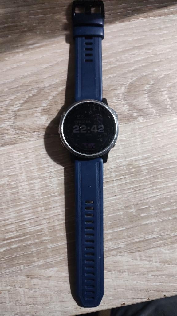 Garmin fenix 5s  blauw bandje, Handtassen en Accessoires, Ophalen, Gebruikt, Blauw, Garmin
