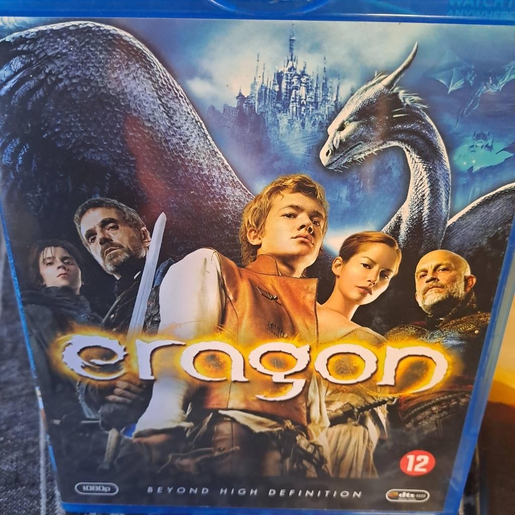 Blu ray+dvd  eragon in nieuwstaat krasvrij 3eu, Ophalen of Verzenden, Zo goed als nieuw, Avontuur