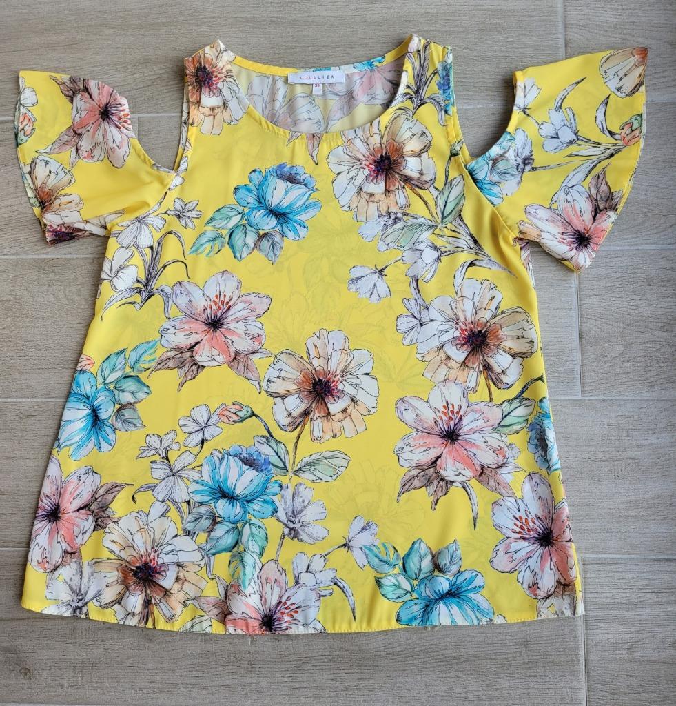 Geel zomerbloesje - L&L - maat 34., Lola & Liza, Geel, Ophalen of Verzenden, Zo goed als nieuw