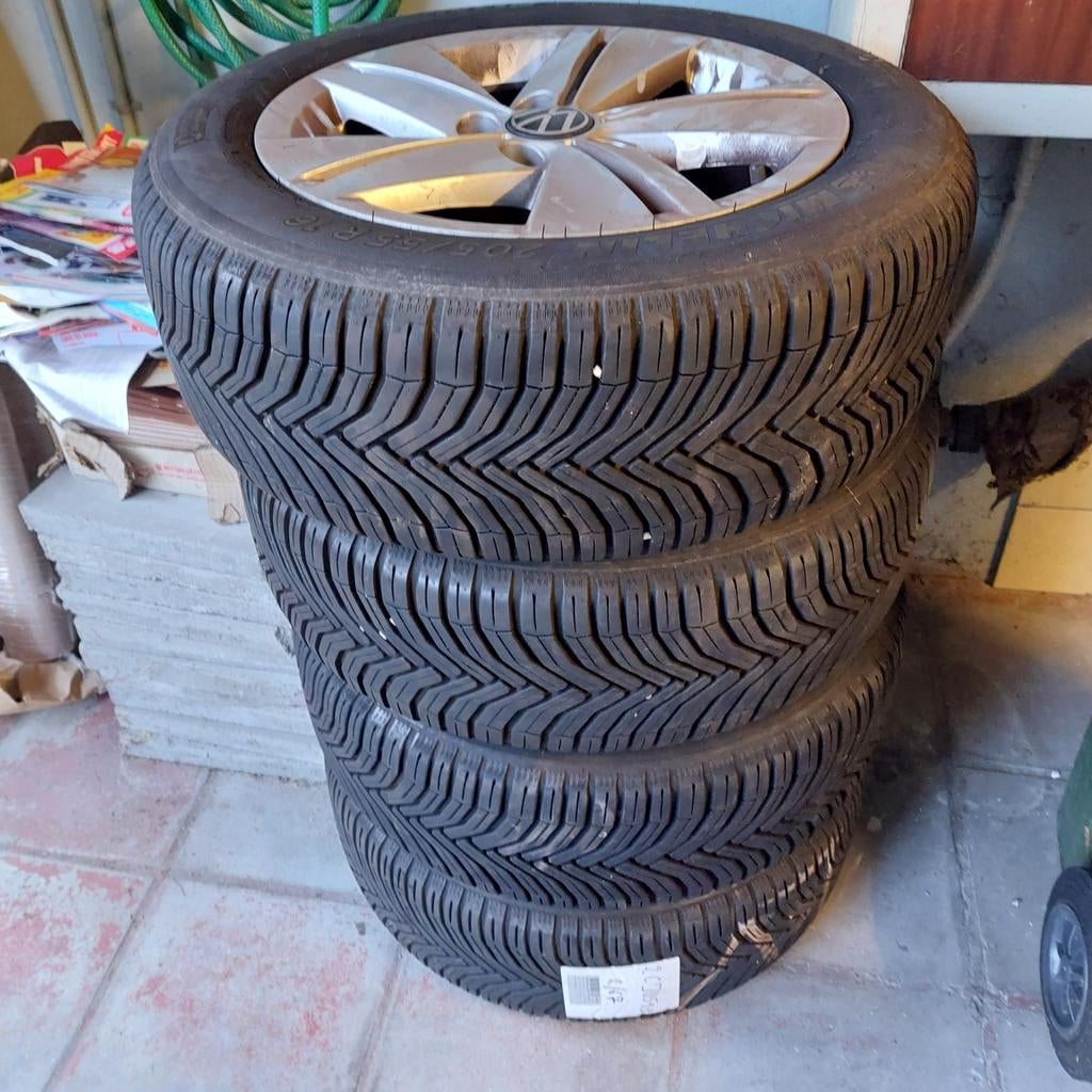 Winterbanden met velg, Ophalen, Winterbanden