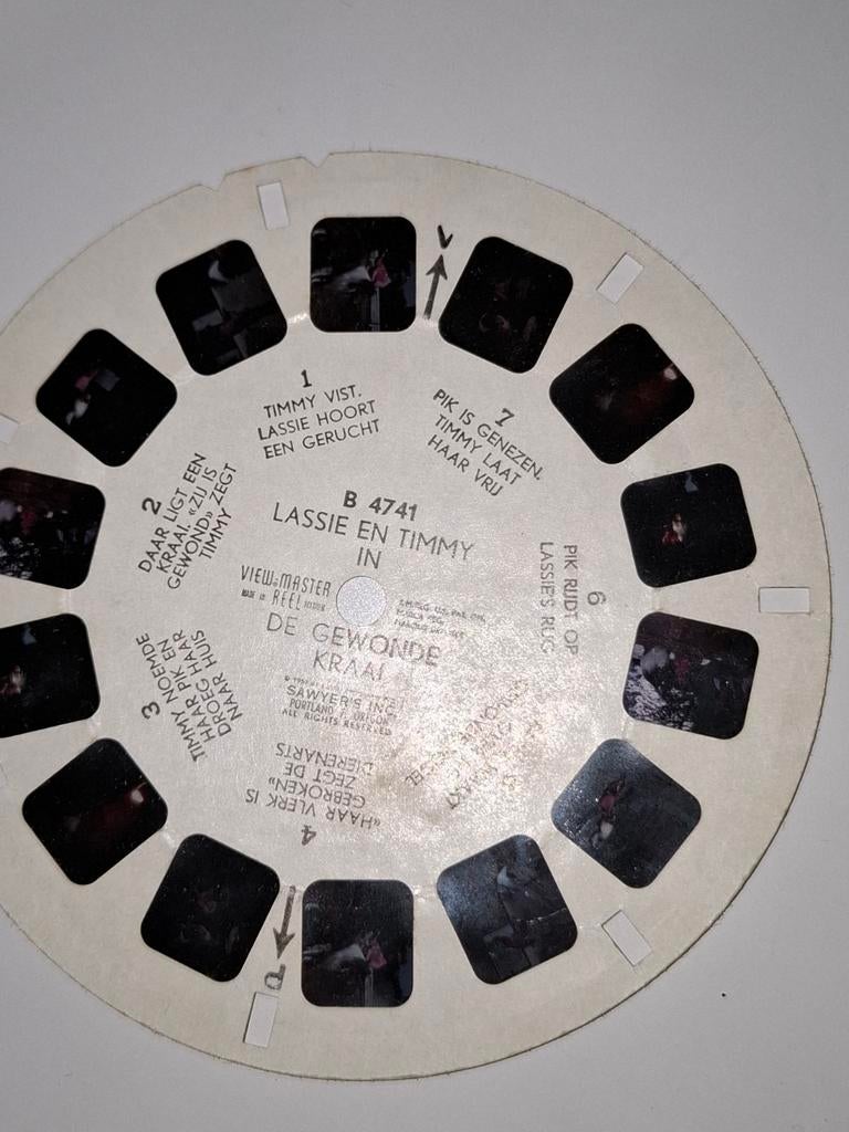 Viewmaster : Lassie et Timmy, B4741, Envoi
