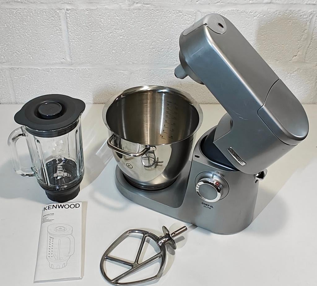 Kenwood Chef Elite 1400w + Blender, 4 litres ou plus, Enlèvement, Utilisé, 3 vitesses ou plus