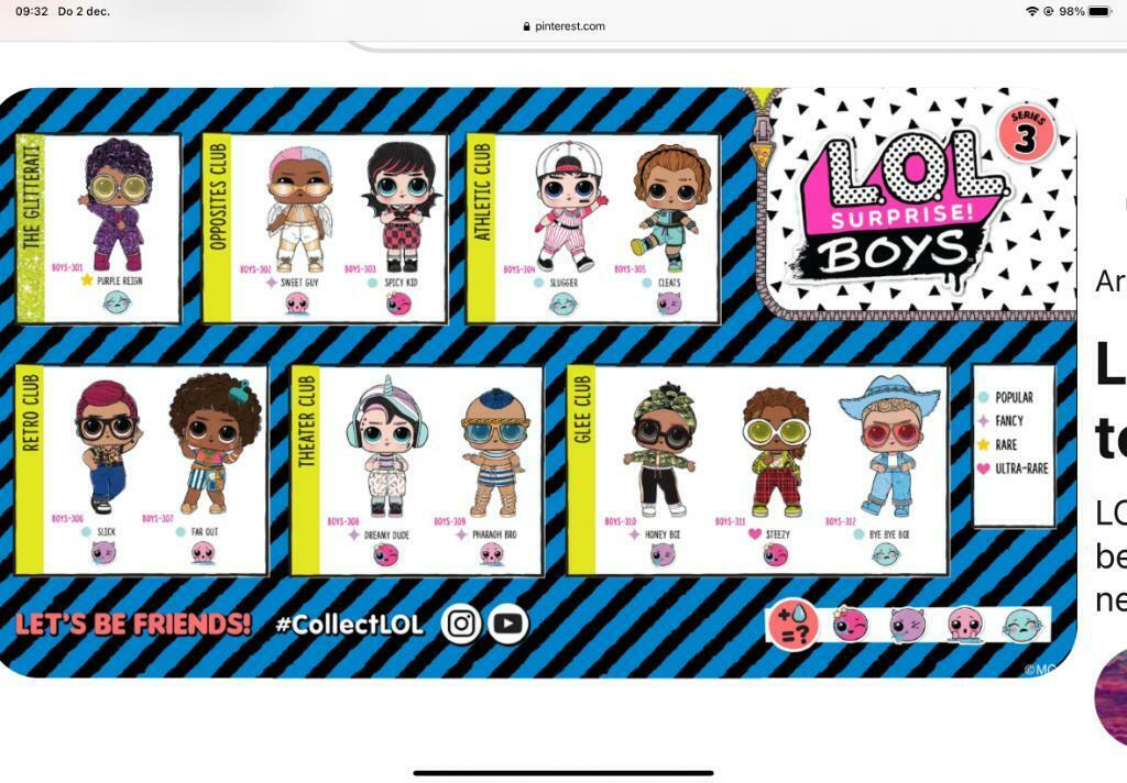 LOL surprise boys serie 3 oa broer unicorn!, Verzamelen, Ophalen of Verzenden, Nieuw