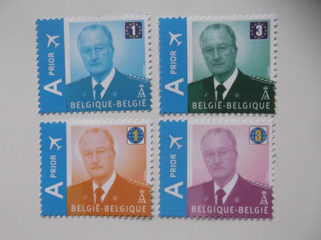 3867-3870 Albert II - A prior, Postzegels en Munten, Ophalen of Verzenden, Postfris, Frankeerzegel, Postfris