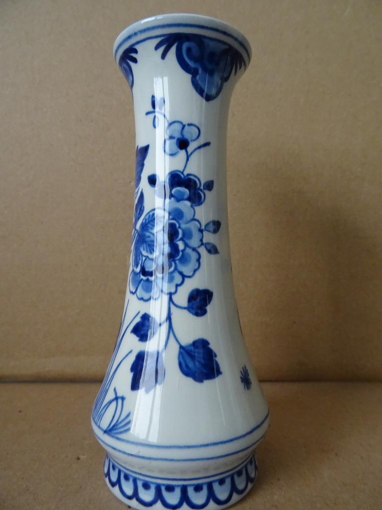Delfts blauw vaasje vaas De Porceleyne fles vaasje 13cm 1951, Ophalen of Verzenden