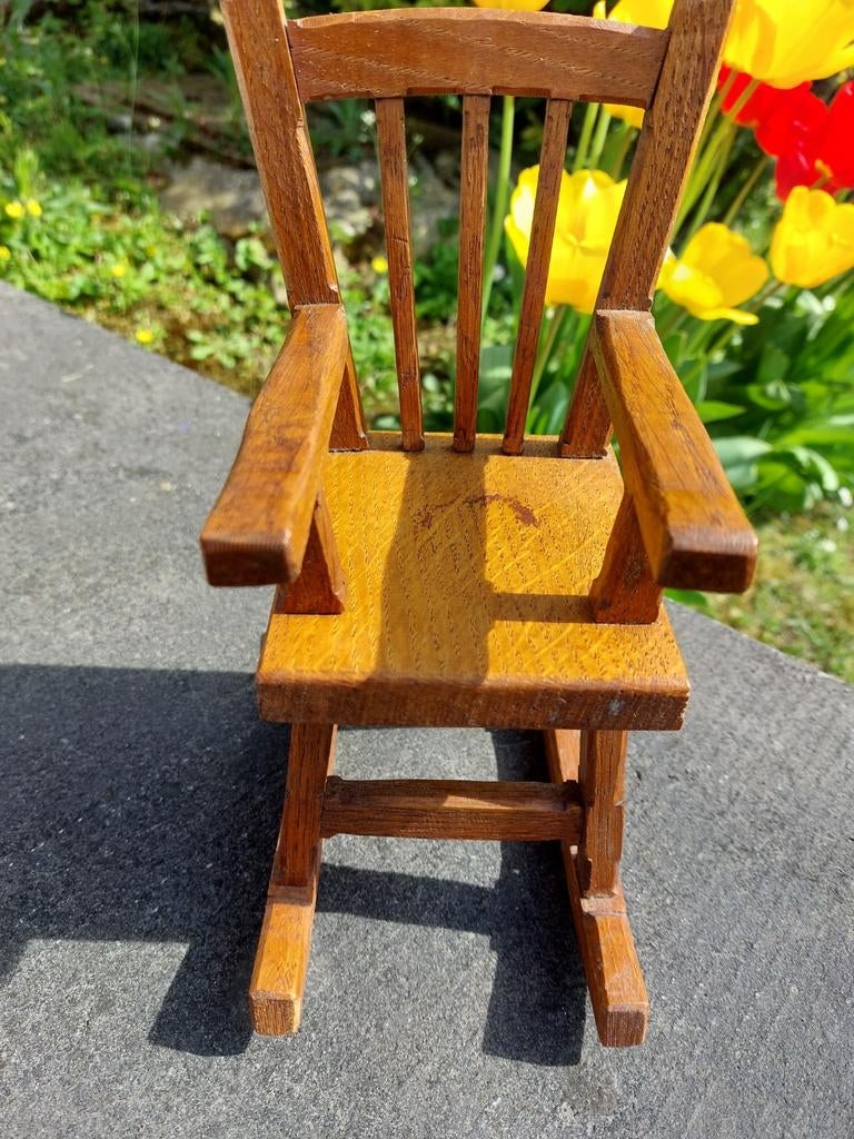 Rocking chair miniature, Enlèvement ou Envoi, Comme neuf