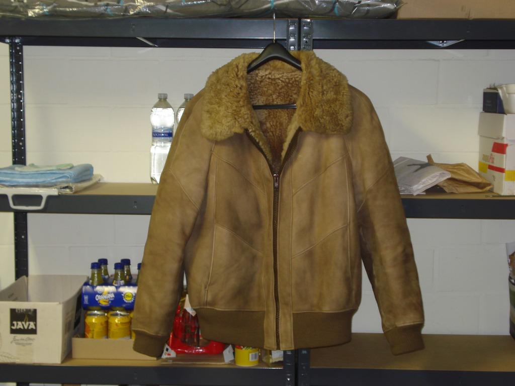 Pilotenjas, Kleding | Heren, Ophalen, Gedragen, Maat 52/54 (L), Bruin