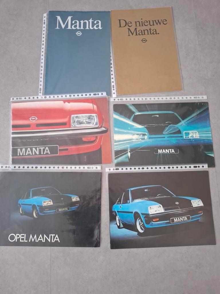 Lot opelmanta folders, Verzamelen, Ophalen of Verzenden, Zo goed als nieuw