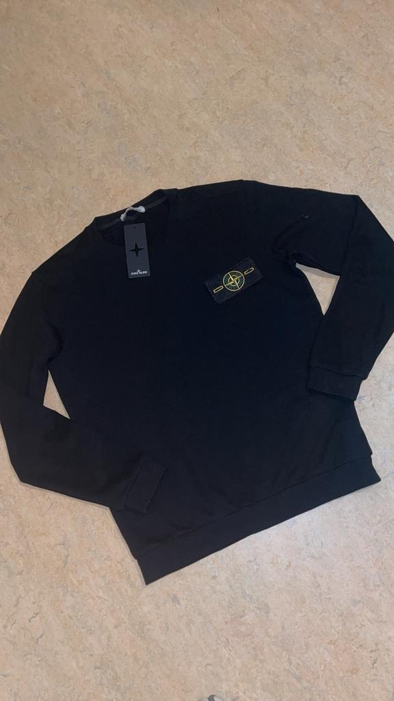 Stone Island zwarte trui, Kleding | Heren, Ophalen of Verzenden, Zo goed als nieuw, Zwart