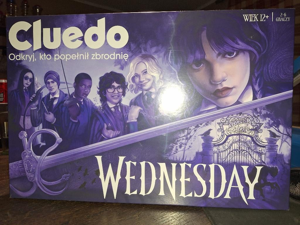 CLUEDO WEDNESDAY in het Pools, Vijf spelers of meer, Ophalen of Verzenden, Nieuw, Hasbro
