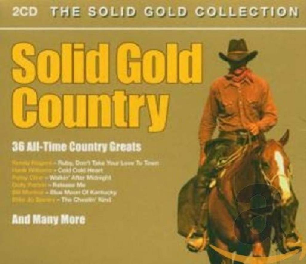 2CD Solid Gold Country - 36 All-TimeCountry Greats, Cd's en Dvd's, Cd's | Country en Western, Ophalen of Verzenden, Nieuw in verpakking