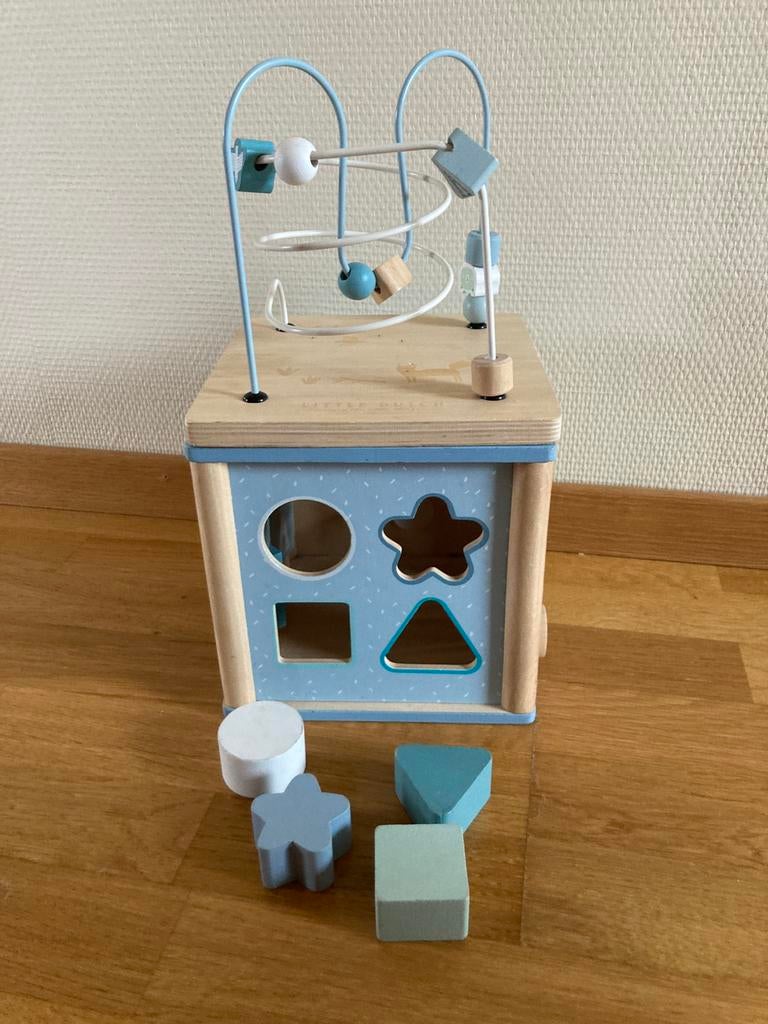 Little dutch houten activiteiten kubus, Ophalen, Zo goed als nieuw