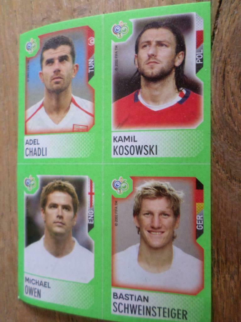 Panini Pocket WK Duitsland 2006 Stickers: 29, 304, 10, 54., Verzamelen, Ophalen of Verzenden, Nieuw, Sport