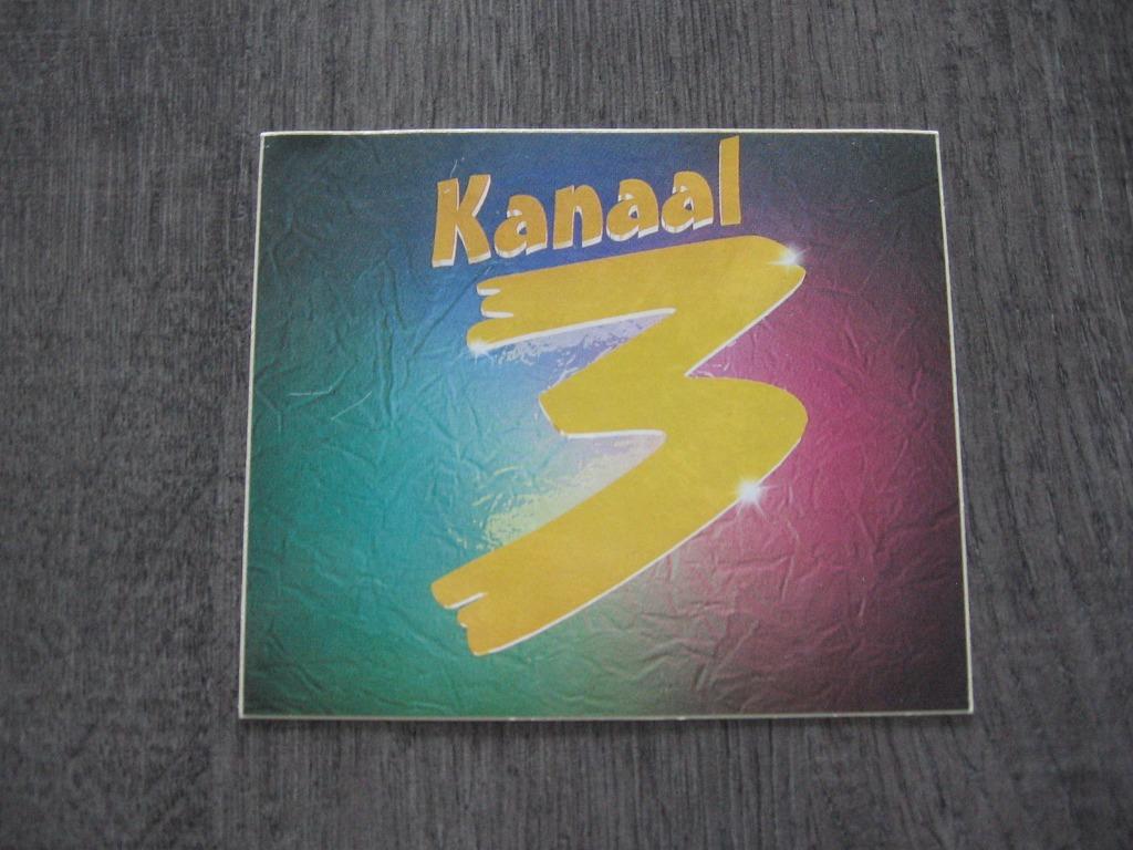 autocollant KANAAL 3 Flandre orientale 1994-95 ! ! ! ! ! ! !, Enlèvement ou Envoi, Neuf, Cinéma, Télévision ou Audiovisuel