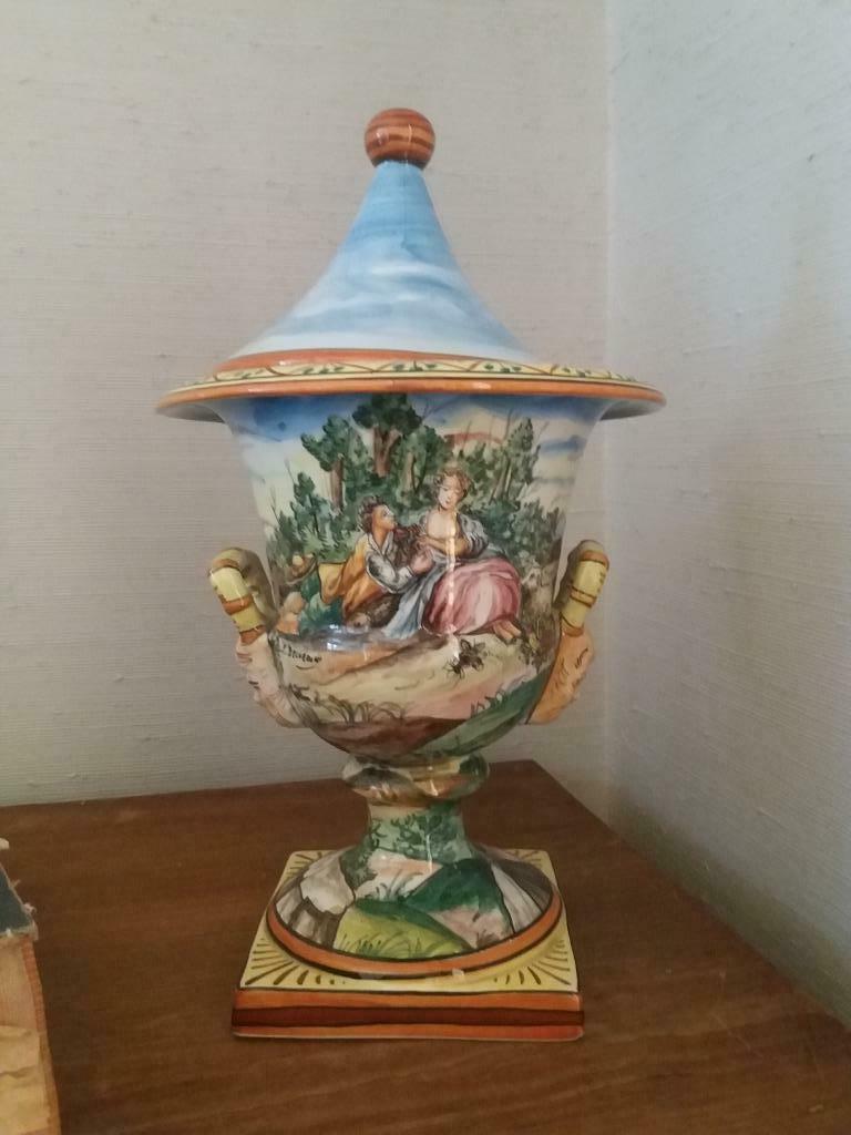 Vase avec couvercle, Enlèvement ou Envoi