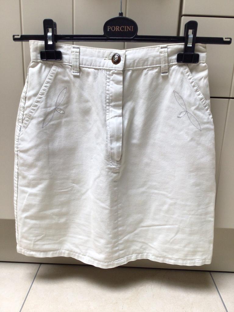 Wit rokje maat XS, Au-dessus du genou, Comme neuf, Enlèvement, Taille 34 (XS) ou plus petite