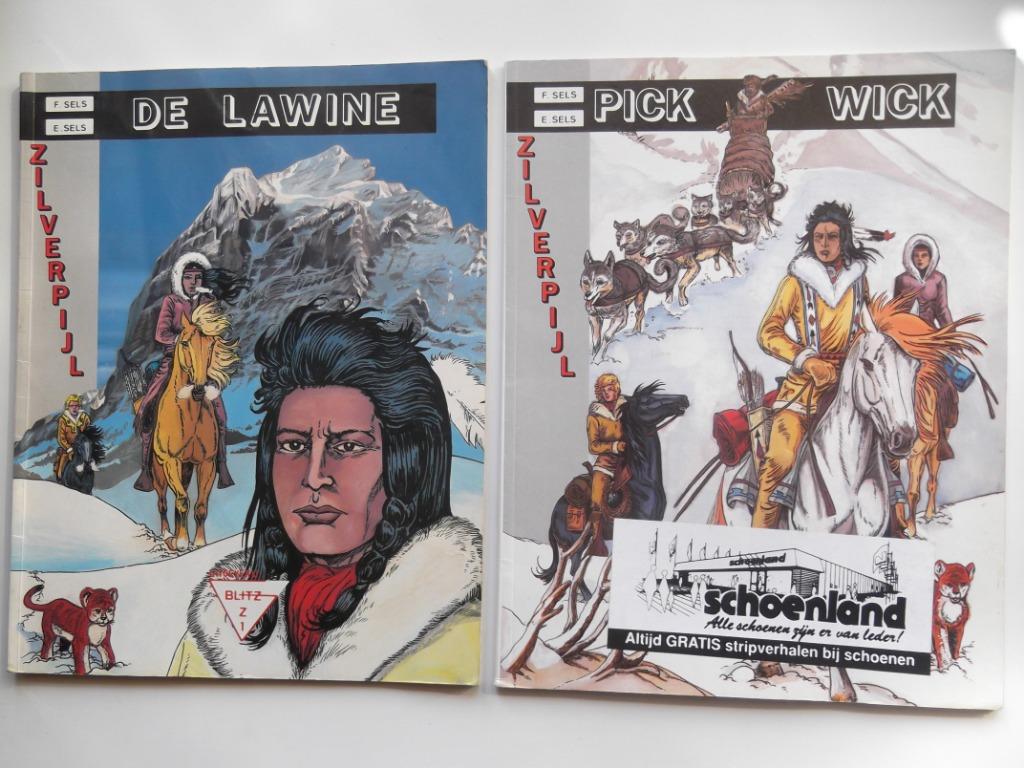 Zilverpijl -  De lawine / Pickwick, Boeken, Stripverhalen, Verzenden