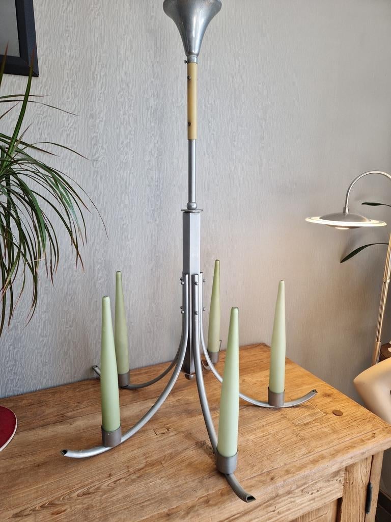 Prachtige Art Deco luchter, Ophalen