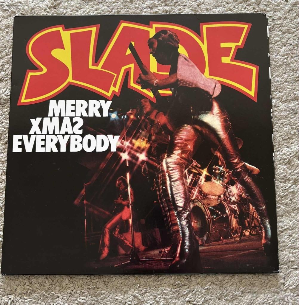 Slade - Merry X Mas Everybody (MV), Enlèvement ou Envoi, Comme neuf, 12 pouces, Pop rock