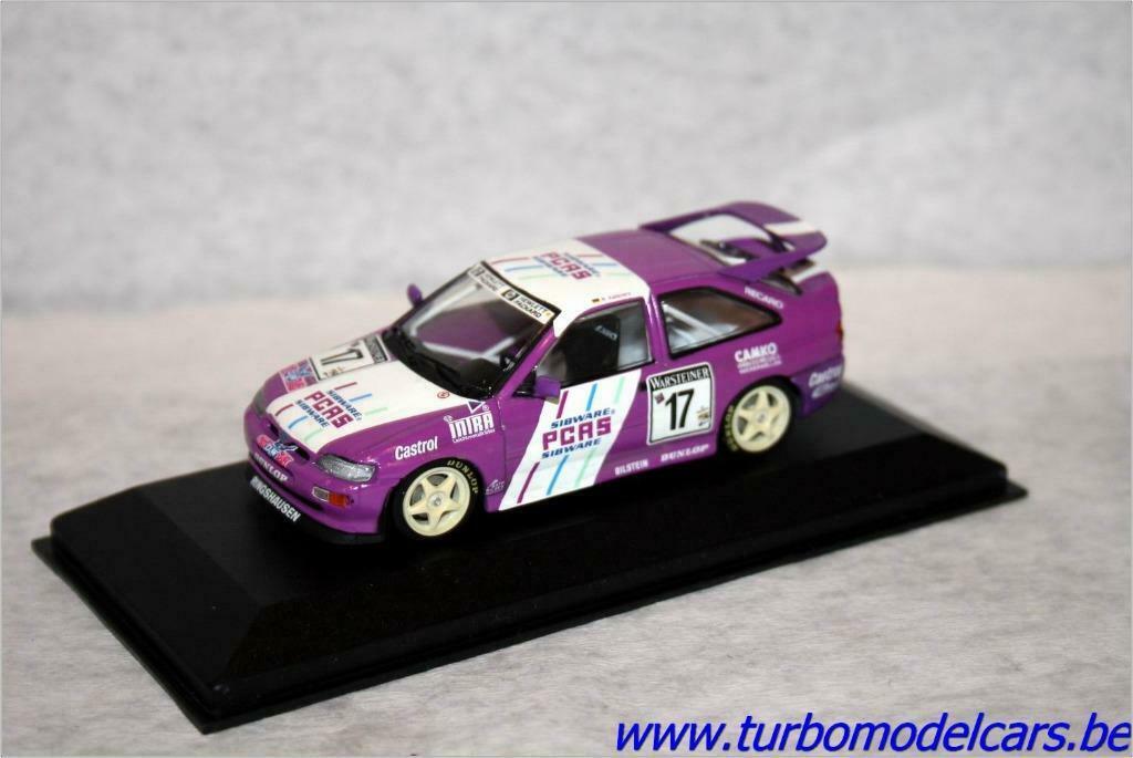 Ford Escort Cosworth ADAC 1/43 Minichamps, Enlèvement ou Envoi, Comme neuf, Voiture, MiniChamps