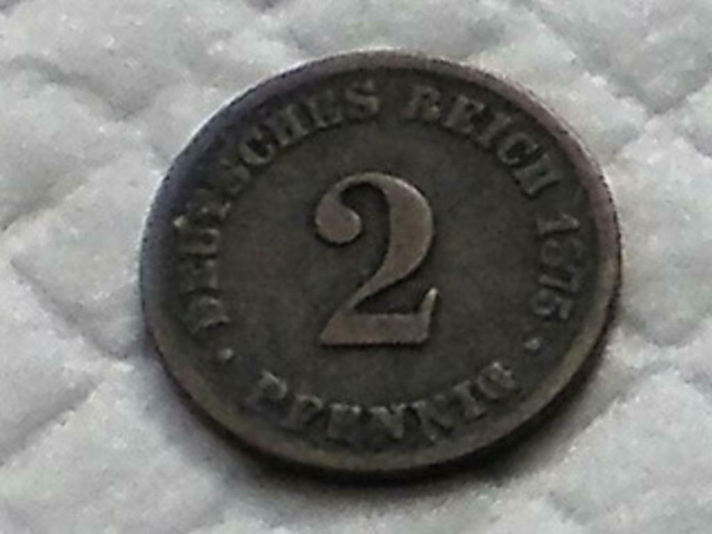 Pièce Allemande: 2 pfennig-Wilhelm l type 1 petit aigle (47), Enlèvement ou Envoi, Allemagne, Monnaie en vrac