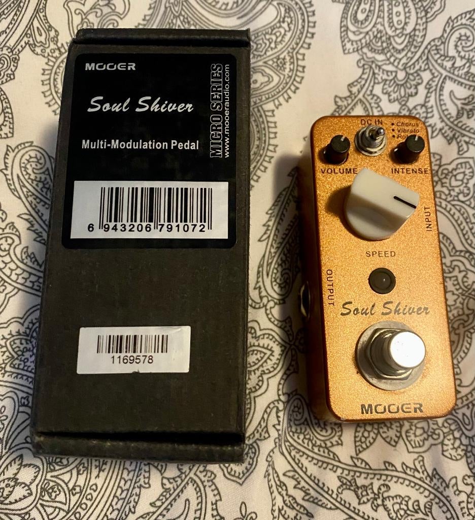 MOOER - SOUL SHIVER, Musique & Instruments, Effets, Enlèvement ou Envoi, Comme neuf, Autres types