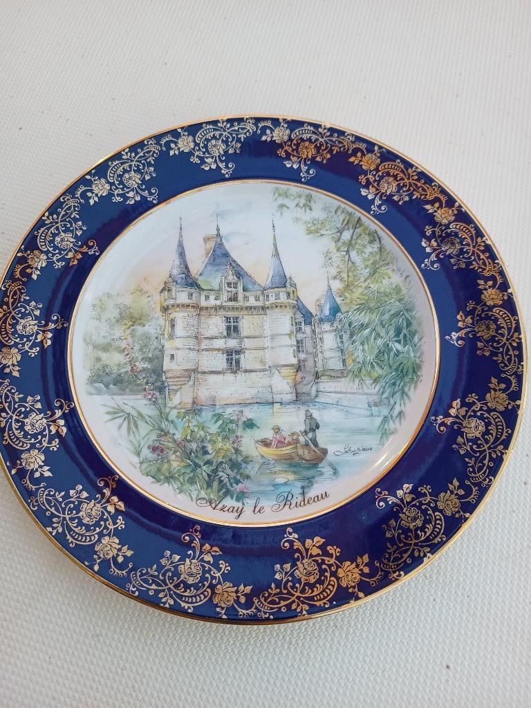 Wandbord "Château Azay le Rideau" Limoges, Antiek en Kunst, Antiek | Wandborden en Tegels, Verzenden