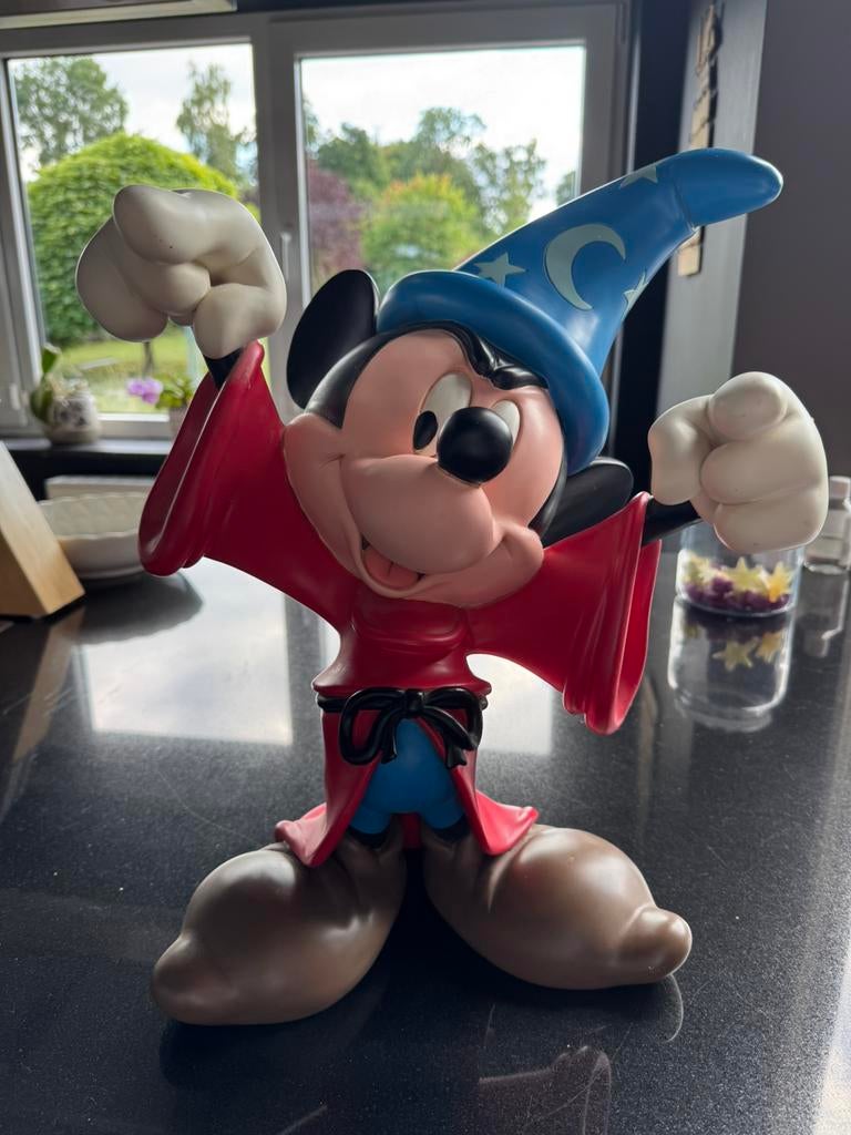 Grande statue mickey en résine signée Disney, Ophalen, Zo goed als nieuw