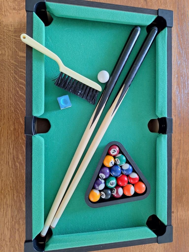 Pooltafel spel, Ophalen of Verzenden, Zo goed als nieuw