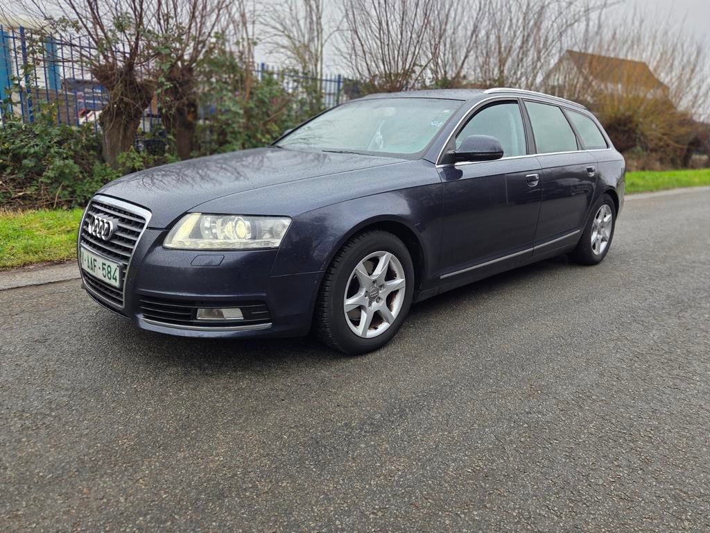 Audi A6 2.0 TDI / 2009/ EURO 5 FACELIFT In perfect staat, Auto's, Audi, Euro 5, Zwart, Leder, Bedrijf