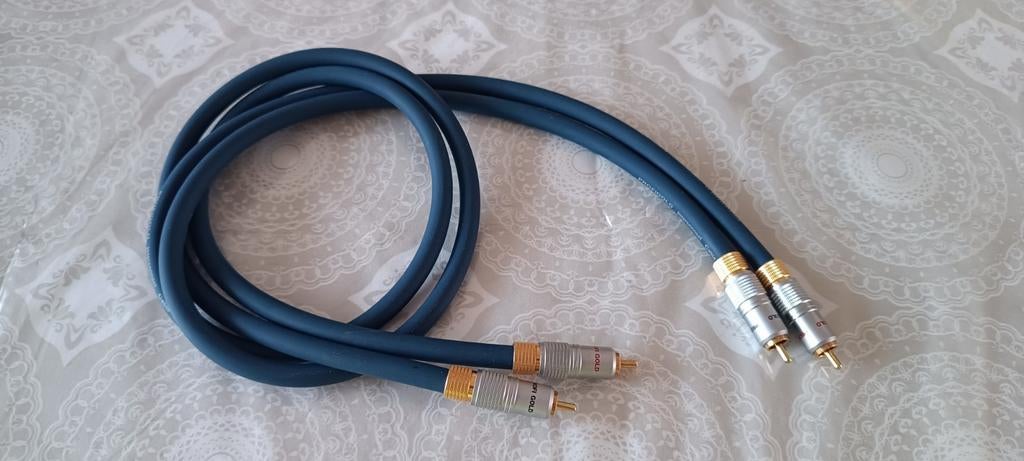 Profigold PGA301 RCA 'cinch' stéréo 1m., Enlèvement ou Envoi, Comme neuf