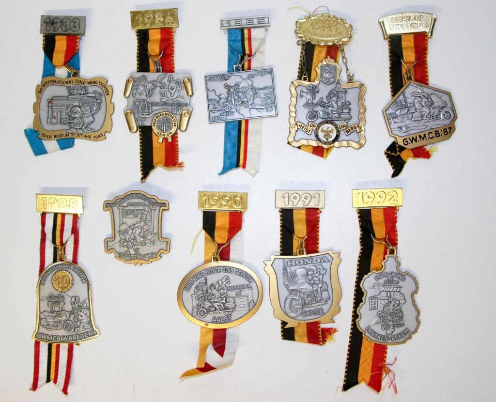 Médaille de club-BE-Moto_Honda_Gold Wing Motor Club Belgium, Ophalen of Verzenden, Overige soorten, Overige typen