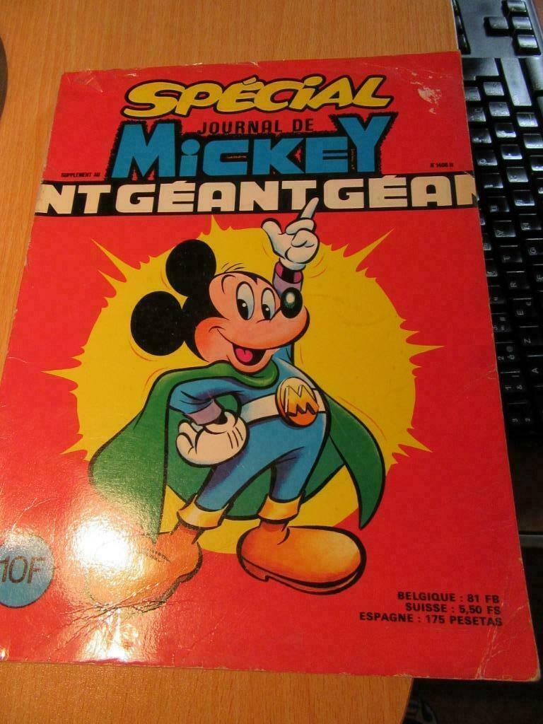 Spécial Journal de Mickey géant N 1408 bis, Enlèvement, Utilisé