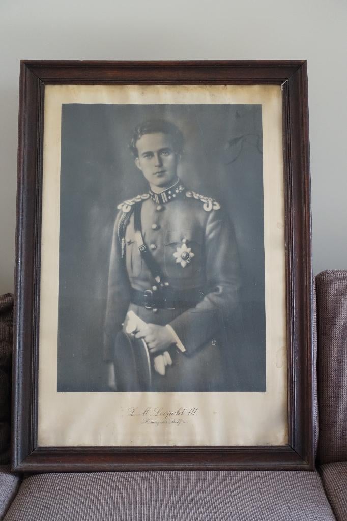 RYL #8 - STAATSIEPORTRETTEN LEOPOLD III EN ASTRID #1, Verzamelen, Ophalen, Gebruikt, Kaart, Foto of Prent